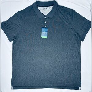 Chaps Core Golf Polo Men's 2XL Light Gray & Dark Gray Lot of 2 NEW w Tags